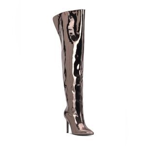 INC Womens Sedona Metallic Comfort Insole Over-The-Knee Boots Shoes US Size 7